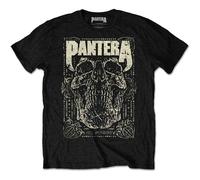 Pantera Black XL 101 Proof Skull Printed Short-Sleeve Cotton T-Shirt