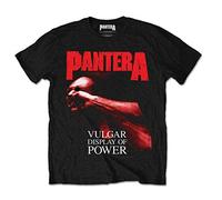 Pantera Men's Red Vulgar Short Sleeve T-Shirt, Black, XX-Large