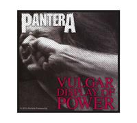 Pantera Vulgar Display Of Power Standard Patch in Black Pantera Black