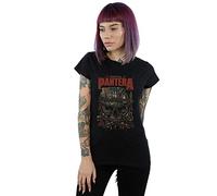 Pantera Women's Revolution Skull T-Shirt Black Large