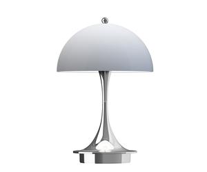 Panthella 160 Portable V3 rechargeable LED table lamp indoor/outdoor Louis Poulsen Opal blue-grey - 5714693006359