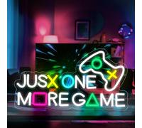 panthem Gamer Neon Sign, Game Controller LED Sign for Gaming Room Decor Gamepad Video Game Neon Sign Gaming Neon light for Teen Boy Room Wall Decor Best Gamer Gifts for Boys (White-2)