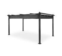 Pantheon 3x4 Pergola Canopy 3x4m AluminumAwning Polyester Grey