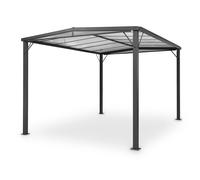 Pantheon Solid Sky Flat Pergola Canopy, 3x4m, Polycarbonate