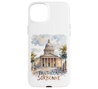 Panthéon Sorbonne Paris France Watercolor Case for iPhone 15 Plus