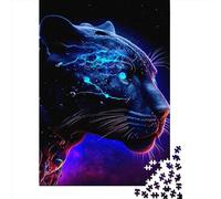 Panther 1 1000 Pieces Wooden Puzzles for Adults Jigsaw Puzzles Educational Game Challenge Toy 1000pcs (38x26cm)