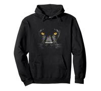 Panther Animal Motif Illustration Panther Pullover Hoodie