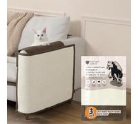 Panther Armor Sisal Scratching Mats for Sofa [3pcs - Left & Right Arm, Back Rest, Brown] - Scratch Pads and Couch Protector from Cat Scratching - Furniture Protector