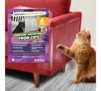Panther Armor Sofa Protector for Cats - 6-Pack Anti-Scratch Furniture Sheets - Couch Corner Cover - Cat Scratch Deterrent
