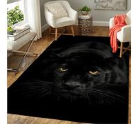 Panther Carpet Black Leopard Rug Living Room Large Area Rug Animal Lion Tiger Doormat For Bedroom Home Decoration Tribal Rug 40X60cm