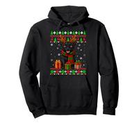 Panther Christmas Ugly Sweaters Festive Panther Xmas Pullover Hoodie