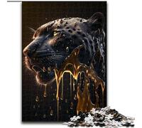 Panther Drips 1000 Piece Puzzle Puzzles for Adults Challenging Brain Teaser, Family Activity, Home Decor, size 38x26cm