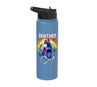Panther Girl Black Panther Stainless Steel Insulated Water Bottle