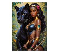 Panther Jungle Archer 1000pcs Mini Puzzle For Adults Challenging