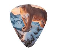 Panther Mountain Lion Guitar Picks Gift Set - Smooth Durable Plectrums For Acoustic, Electric & Bass Guitar, Perfect Present For Guitar Lovers & Musicians