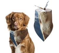 Panther Mountain Lion Printed Pet Scarf Polyester Triangle Scarf - One Size (27.6in X 11.8in)