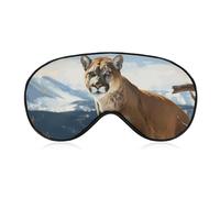 Panther Mountain Lion Sleep Mask Eye Mask Eye Masks for Sleep Sleep Masks for Women Men Travel Eye Mask Adjustable Sleeping Mask Sleep Mask Blackout Cute Sleep Mask