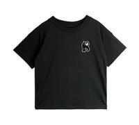Mini Rodini Kids Panther Patch T-Shirt in Black - Black - 92-98 cm (1.5-3 Yrs)