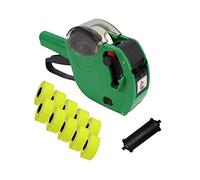 Panther™ PL-2612/6 6 Digit Pricing Gun Starter Pack with 15,000 Fluorescent Yellow Peelable Labels