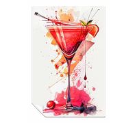 Panther Print Drinks cocktail 10 Unframed Poster, Pictures for Home Walls, Bedroom, Living Room & Bathroom Decor 46x31cm (18x12in)