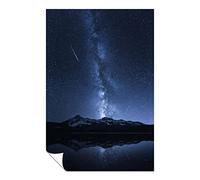 Panther Print Fine Art Prints Dark Night Sky Falling Stars Artistic Unframed Poster, Pictures for Home Walls, Bedroom, Living Room & Bathroom Decor 76x51cm (30x20in)