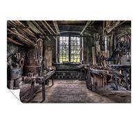 Panther Print Fine Art Prints Old Vintage Carpenters Workshop Countryside Artistic Unframed Poster, Pictures for Home Walls, Bedroom, Living Room & Bathroom Decor 76x51cm (30x20in)