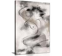 Panther Print Fine Art Prints Woman Nude Art Abstract Painting Artistic Framed Canvas Print, Pictures for Home Walls, Bedroom, Living Room & Bathroom Decor 76x51cm (30x20in)