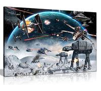 Panther Print, Large Canvas Wall Art, Movie Design, Star Wars, Beautiful Living Room and Bedroom Framed Art, Quality Picture Prints for Walls, Print for Special Occasions (18X12)