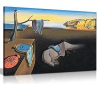 Panther Print, Large Framed Canvas Wall Art for Walls, Salvador Dali Persistence of Time, Special Occasion Print (36x24 inches)