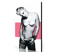 Panther Print LARGE P!NK CANVAS GALLERY STYLE 30x20 INCHES A1