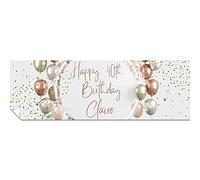 Panther Print Personalised Birthday Banners - Happy for Men & Women HD Printed Banner Decorations Him or Her Party Wall Shiny Pastel, 1 x 6ft Large Banner (183x61cm)
