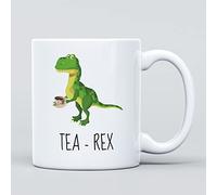 Panther Print Tea Rex Animal Cute Dinosaur Large Heavy Duty Ceramic Novelty Funny Coffee Mug, Cup for Men & Women, Girls & Boys - Gift for Birthday, Leaving, Teacher, Christmas, 11oz Ceramic