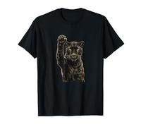 Panther Raised Paw Solidarity Design T-Shirt
