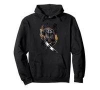 Panther Samurai Striking Design Pullover Hoodie