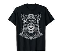 Panther Sunglasses Retro Vintage Funny Graphic Value Graphic T-Shirt