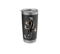 Panther Tattoo Flash Stainless Steel Insulated Tumbler