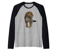 Panthera Onca South American Rainforest Big Cat Raglan Baseball Tee