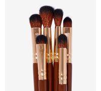 Pantherine 6 Piece Eye Brush Set Brown