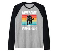Panthers Awesome Like a Panther Raglan Baseball Tee