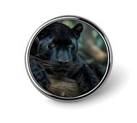 Panthers Male Cute Brooches for Women Men Button Pins Round Badge for Bag Hat