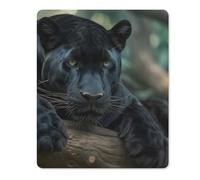 Panthers Male Printed Mouse Pad with Stitched Edges Non Slip Vertical Mousepad Desk Mat for Office Gaming