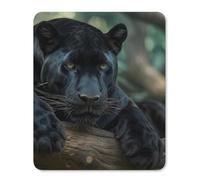 Panthers Male Printed Mouse Pad with Stitched Edges Non Slip Vertical Mousepad Desk Mat for Office Gaming