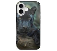Panthers Male Printed Phone Case Cute Slim Glass Cellphone Protective Cover Unisex Compatible with iPhone 16/16 Plus/16 Pro/16 Pro Max/16 E