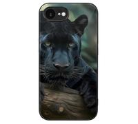 Panthers Male Printed Phone Case Cute Slim Glass Cellphone Protective Cover Unisex Compatible with iPhone 16/16 Plus/16 Pro/16 Pro Max/16 E