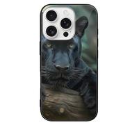 Panthers Male Printed Phone Case Cute Slim Glass Cellphone Protective Cover Unisex Compatible with iPhone 16/16 Plus/16 Pro/16 Pro Max/16 E