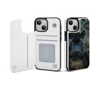Panthers Male Printed Wallet Phone Case Slim Cute Cellphone Protective Cover Unisex Compatible with iPhone iPhone 13/13 Pro/13 Pro Max/13 Mini