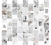 PANTIDE 50Pcs Botanical Illustration Tarot Aesthetic Pictures Wall Collage Kit Trendy Small Poster for Dorm Vintage Style Art Print Photo Collection Bedroom Wall Decoration Girls Teens Birthday Gift