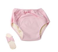 Panties for Incontinence Diapers for Women Heavy Absorbency,Cotton Comfort Care Incontinence Panties Leakproof Underwear Incontinence Reusable Washable Adult Cloth Diapers(Pink,XXX-Large)