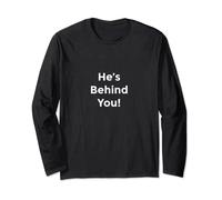 Panto He's Behind You Love Pantomime Long Sleeve T-Shirt