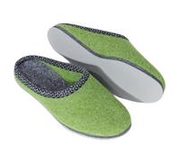 Pantoffelmann Walk Felt Slippers with Felt Sole I Cosy Felt Slippers in Various Colours and Sizes I Warm Breathable Slippers Felt I Slippers Men & Women with Thick Felt Outsole, Lind rubber, 5/6 UK